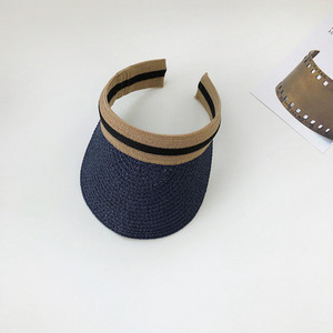 Modni dječji šeširi za sunce za dječake Prazan gornji vizir Šešir sa šiljkom Kapa za zaštitu od sunca na plaži na otvorenom Ljetni slamnati šešir za dječake