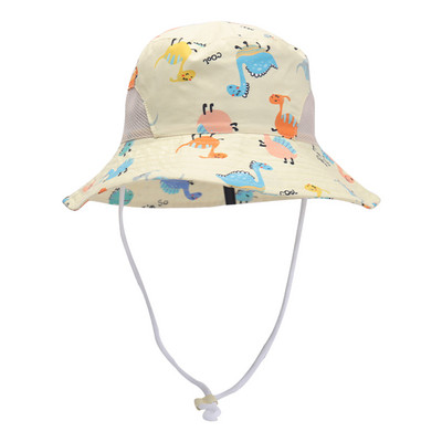 Bērnu cepure meitenes zēni pavasara rudens āra ēna multfilma Dinozaurs sauļošanās cepure Zvejnieka cepure