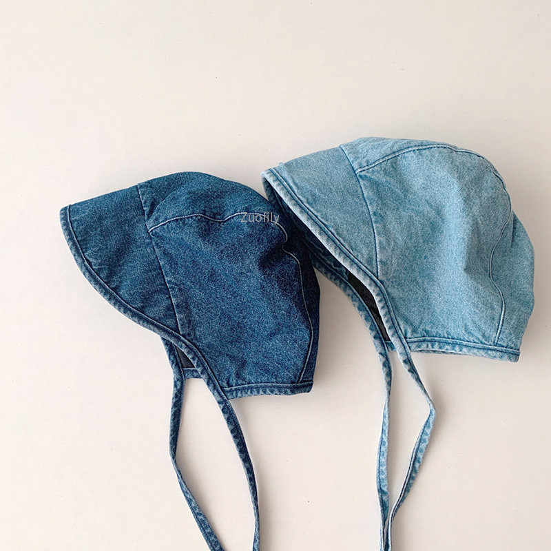 6M-2Y Nove kape s šeširom od trapera Proljeće Jesen Dvorska kapa za djevojčice Dječake Podesive kape s kapama za dojenčad Korejski stil Dječje kape na vezanje