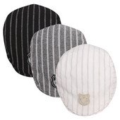 Vaikiškas apsauginis dangtelis nuo saulės Dryžuota beretė Vasarinė kepurė nuo saulės Trijų spalvų