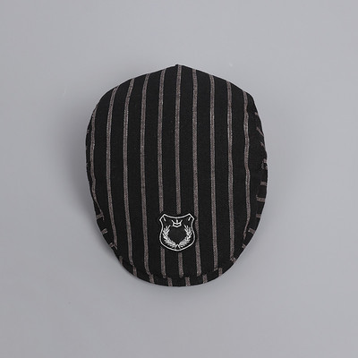 Vaikiškas apsauginis dangtelis nuo saulės Dryžuota beretė Vasarinė kepurė nuo saulės Trijų spalvų