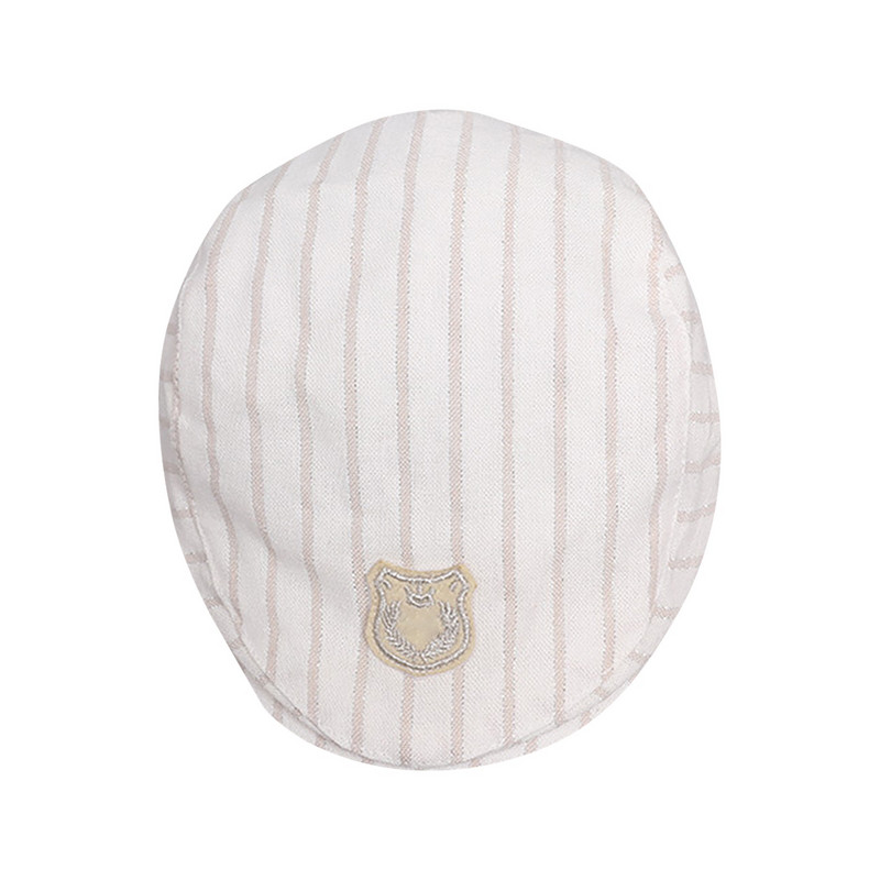 Vaikiškas apsauginis dangtelis nuo saulės Dryžuota beretė Vasarinė kepurė nuo saulės Trijų spalvų