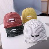 Slatka dječja bejzbol kapa sa slovima Proljeće Ljeto Mekana pamučna prugasta kapa za plažu na otvorenom za dječake Kawaii šešir za malu djecu