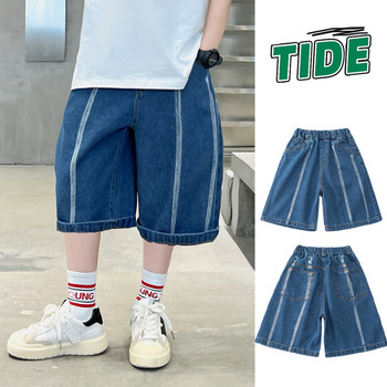 Τζιν Boy μονόχρωμο Boy Child Jeans πιο καινούργιο τζιν Κοντό τζιν για αγόρια Παιδικά ρούχα σε καθημερινό στυλ 6 8 10 12 14