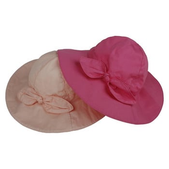 Детска плътна шапка за слънце с широка периферия UPF 50+ Защитна шапка за малки деца Момчета Момичета Регулируем лък Бебешки гръб Детски комплект барабани с Hi Hat
