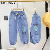 2023 Άνοιξη Καλοκαίρι Μόδα Αγόρια Τζιν Baby Casual Cool Παντελόνι Παιδική Ελαστικότητα Jean Boy Κοριτσίστικα Παντελόνια Φθινοπωρινά Παιδικά Τζιν 1-6Y