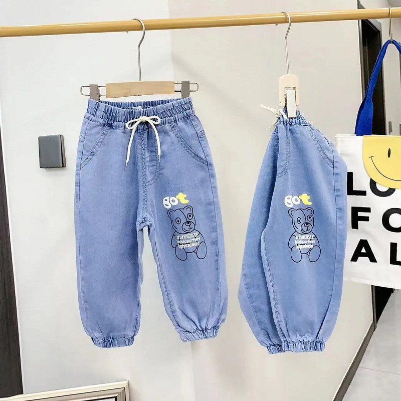 2023 Άνοιξη Καλοκαίρι Μόδα Αγόρια Τζιν Baby Casual Cool Παντελόνι Παιδική Ελαστικότητα Jean Boy Κοριτσίστικα Παντελόνια Φθινοπωρινά Παιδικά Τζιν 1-6Y