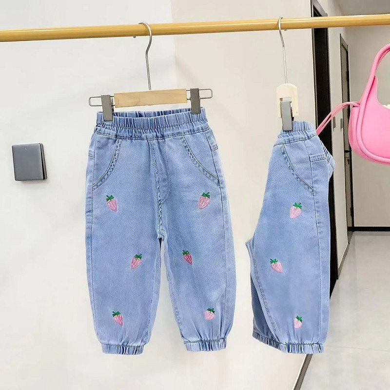 2023 Άνοιξη Καλοκαίρι Μόδα Αγόρια Τζιν Baby Casual Cool Παντελόνι Παιδική Ελαστικότητα Jean Boy Κοριτσίστικα Παντελόνια Φθινοπωρινά Παιδικά Τζιν 1-6Y