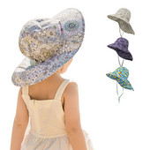 2-5 éves gyermekek nyári napsapkák szabadtéri strandsapkák aranyos rajzfilm puha pamut fiúknak lányoknak panama sapkák állítható kötéllel