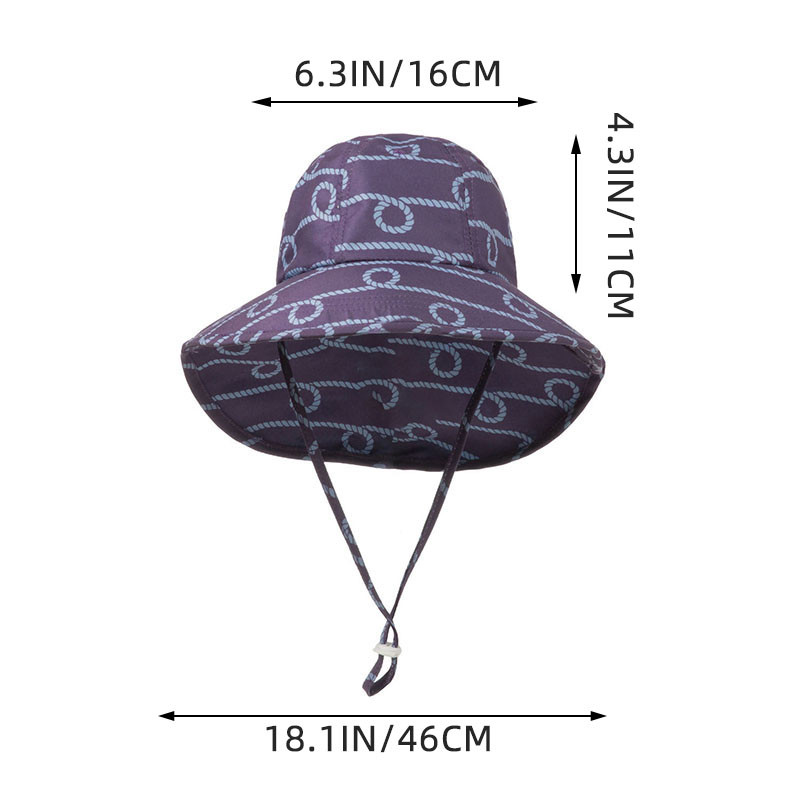 2-5 éves gyermekek nyári napsapkák szabadtéri strandsapkák aranyos rajzfilm puha pamut fiúknak lányoknak panama sapkák állítható kötéllel