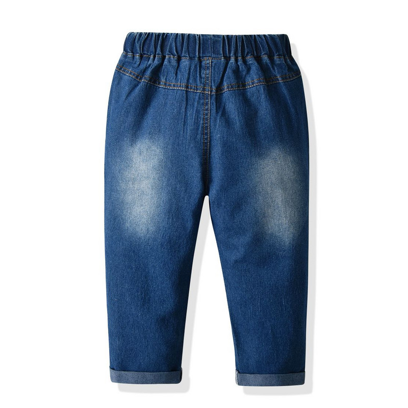 Berniukams Medvilniniai Džinsai Kelnės 2-6 metų vaikams Vaikai Pavasaris Ruduo Plonesnis Džinsas Priežastys Kelnės Vaikiški Drabužiai