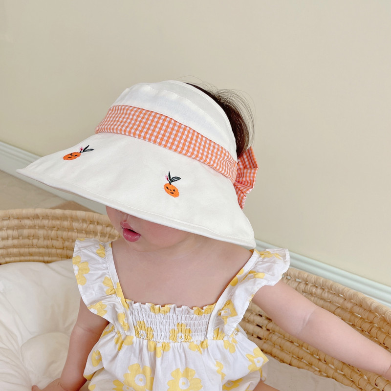 Ljetni šešir od sunca s mašnom, vanjski, prazan gornji dio s velikim obodom, dječja kapa za dječaka i djevojčicu, kapa za plažu, putovanja, dječja kapa s šiltom