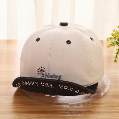 Pamučna bejzbol kapa za bebe Proljeće Ljeto Nova vremenska prognoza Sloma za vanjske prilike Šešir za sunčanje za novorođenčad, malu djecu, Kape za dojenčad za dječake i djevojčice