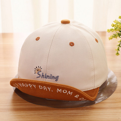 Pamučna bejzbol kapa za bebe Proljeće Ljeto Nova vremenska prognoza Sloma za vanjske prilike Šešir za sunčanje za novorođenčad, malu djecu, Kape za dojenčad za dječake i djevojčice