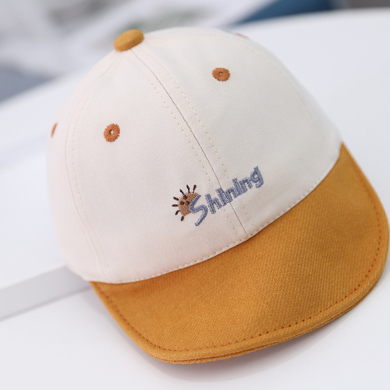 Pamučna bejzbol kapa za bebe Proljeće Ljeto Nova vremenska prognoza Sloma za vanjske prilike Šešir za sunčanje za novorođenčad, malu djecu, Kape za dojenčad za dječake i djevojčice