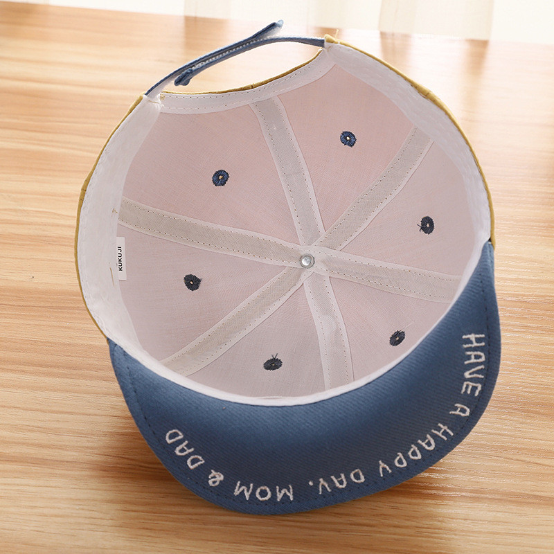 Pamučna bejzbol kapa za bebe Proljeće Ljeto Nova vremenska prognoza Sloma za vanjske prilike Šešir za sunčanje za novorođenčad, malu djecu, Kape za dojenčad za dječake i djevojčice