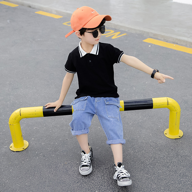 Traperice za dječake Jednobojne traperice za dječake Kratke dječje ležerne hlače za djecu Tinejdžerska dječja odjeća 6 8 10 12 14