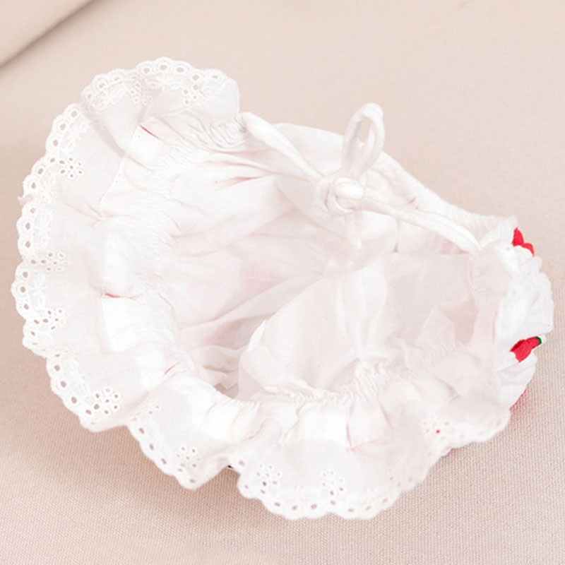 Jauka mazuļu cepure jaundzimušo fotografēšanai, mīksta kokvilnas cepure āra mežģīnēm princeses pārsegu mazuļu cepures