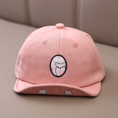 Proljeće ljeto Dječja kapa za dječake Pamučna slatka bejzbol kapa za bebe s crtanim filmovima Podesiva za vanjsku upotrebu, dječja kapa za malu djecu Kapa za plažu za dojenčad 1-2 godine