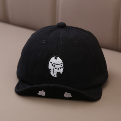 Proljeće ljeto Dječja kapa za dječake Pamučna slatka bejzbol kapa za bebe s crtanim filmovima Podesiva za vanjsku upotrebu, dječja kapa za malu djecu Kapa za plažu za dojenčad 1-2 godine