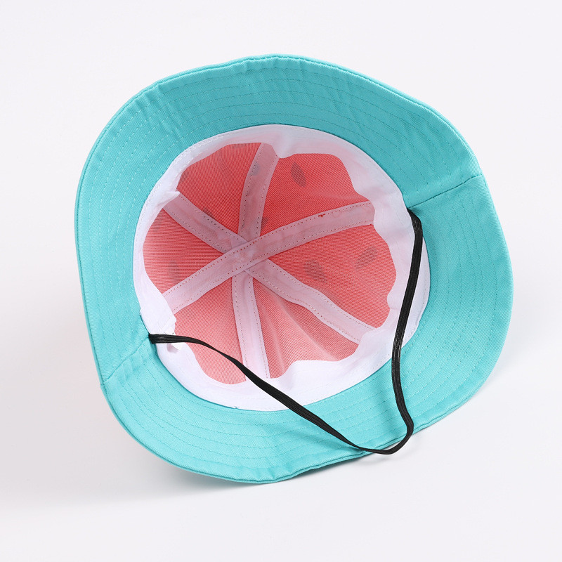 Slatki šešir s kantom od lubenice, djevojčice, dječaci, ljeto, proljeće, smiješni dječji šešir, ribarski šešir za malu djecu, 2-3 godine