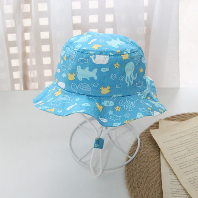Dječji panama šešir s crtanim dinosaurusima Ljeto proljeće Dječji šešir za sunce Mekana pamučna dječja kapa Šešir s kantom za malu djecu