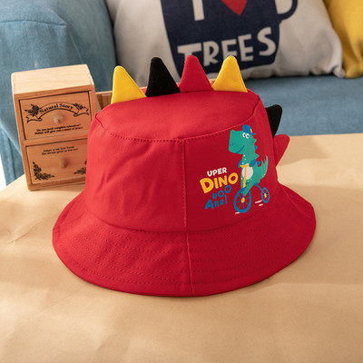 Jauka dinozauru mazuļa cepure pavasara vasaras mazuļu cepure pludmalei brīvā dabā zīdaiņiem, mazuļiem zvejnieka mazuļiem