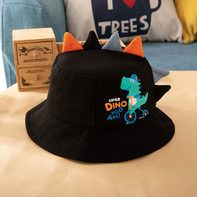 Jauka dinozauru mazuļa cepure pavasara vasaras mazuļu cepure pludmalei brīvā dabā zīdaiņiem, mazuļiem zvejnieka mazuļiem