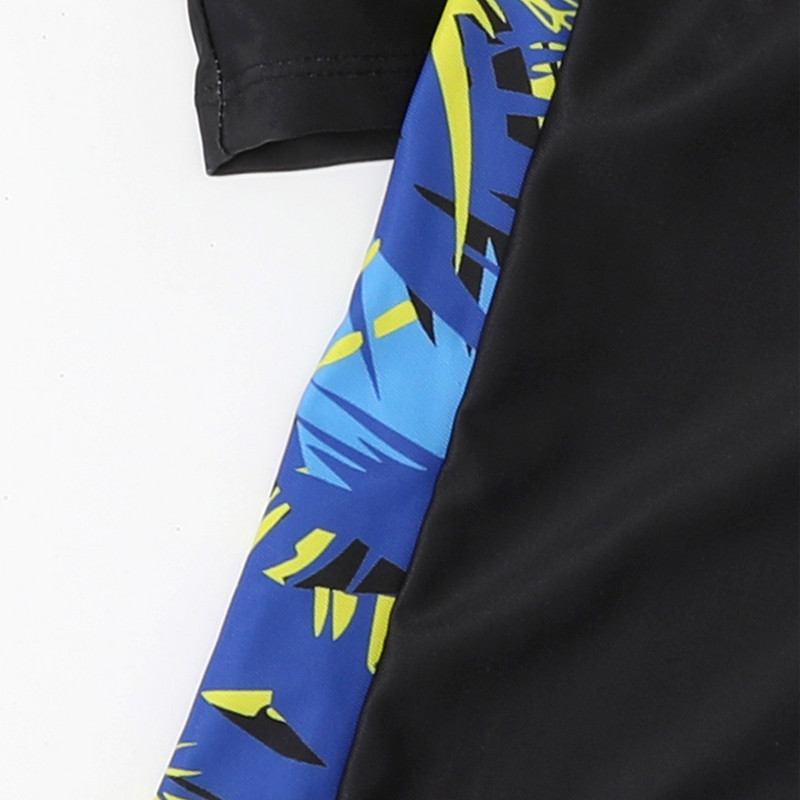 TiaoBug Παιδικό μαγιό για αγόρια Teenage Boys Σετ μαγιό δύο τεμαχίων Rash Guard Σετ μαγιό με κοντό μανίκι ζωντανή στάμπα για παραλία στην πισίνα