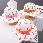 Pălărie drăguță cu fundă pentru bebeluș, vară, primăvară, pentru fetiță, pălărie de soare, din bumbac moale, în aer liber, copii, copil mic, șapcă de plajă, 1-4 ani