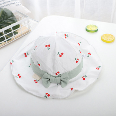 Pălărie drăguță cu fundă pentru bebeluș, vară, primăvară, pentru fetiță, pălărie de soare, din bumbac moale, în aer liber, copii, copil mic, șapcă de plajă, 1-4 ani