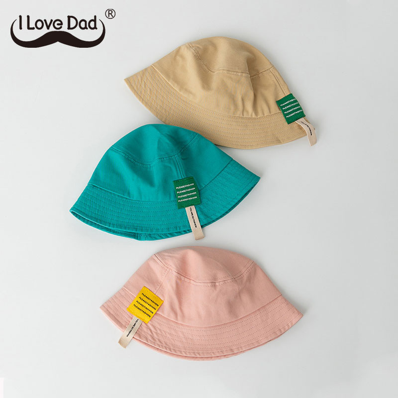 Nove ljetne dječje ribarske kape Jednobojne bebe, djevojčice, dječaci, slovni uzorak, kape za zaštitu od sunca, dječje šešire s kantom