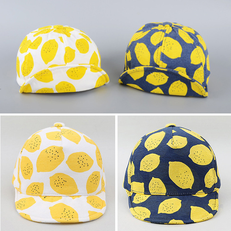 Miela citrininė beisbolo kepurė Minkšta medvilnė pavasario vasara kūdikių kepurė vaikams paplūdimio lauko kepurė nuo saulės 1–3 m.