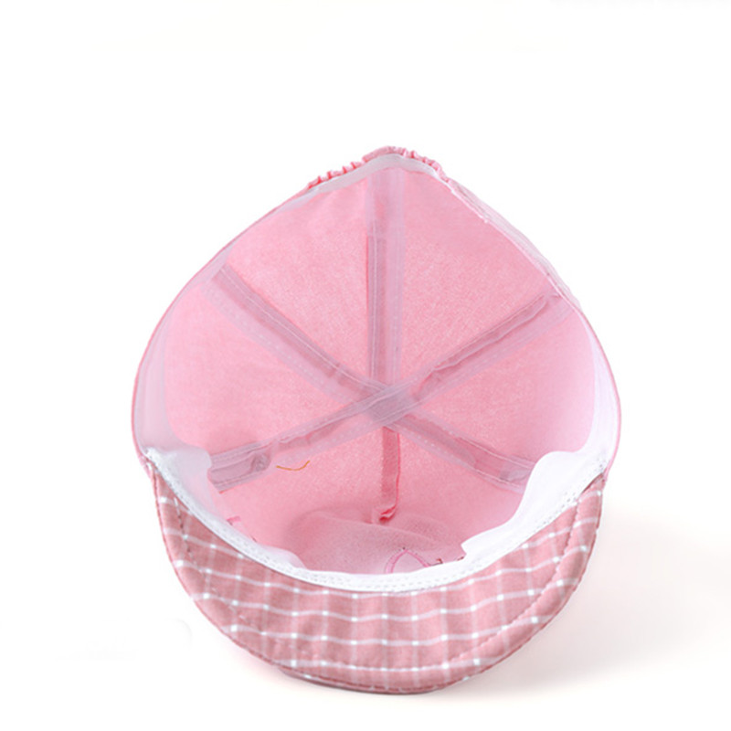 Dječja bejzbol kapa s mačjim ušima, karirana, za djevojčice, za dječake, šešir za sunce, proljeće, ljeto, dojenčad, malu djecu, dječju kapu sa šiltom za plažu 1-3 godine