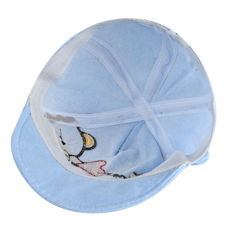 Beebi suvine pesapallimüts Armas multifilmi karu tikkimine Baby Boy Girl kõrvadega pehme puuvillane beebimüts vastsündinule 0-18M