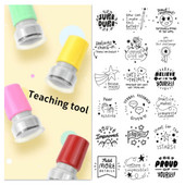 1 gabalas Vaikai skatina antspaudą Mokytojo mokymo priemonės Mokinių darželis Motyvacija Dovana Pagyrimas Atlygio pašto ženklai Savarankiškas rašalas