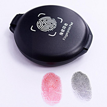 1 PC Fingerprint Ink Pad Thumbprint Ink Pad for Notary Fingerprint Id Security ID Κάρτες Αναλώσιμα Κιτ δακτυλικών αποτυπωμάτων M9X3