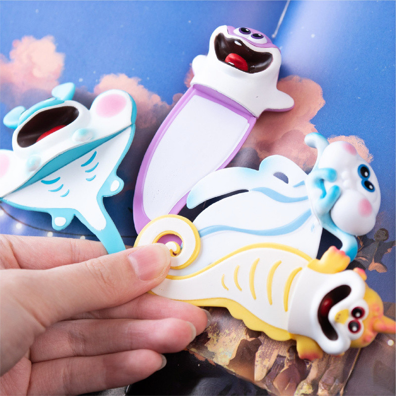 3D trijų matmenų gyvūno žymė PVC animacinių filmų stiliaus žymė studentams, asmeniniai mokykliniai raštinės reikmenys, nauji 2022 m. karštas išpardavimas