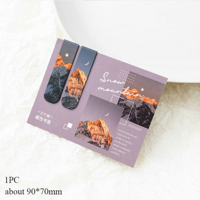 YUSHEN 2 tk/komplekt Magnetjärjehoidjad Kirjatarbed Papeleria Raamatumärgid Aksessuaarid Koolitarbed Kingitus