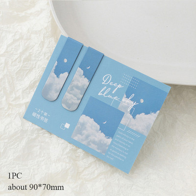 YUSHEN 2 tk/komplekt Magnetjärjehoidjad Kirjatarbed Papeleria Raamatumärgid Aksessuaarid Koolitarbed Kingitus