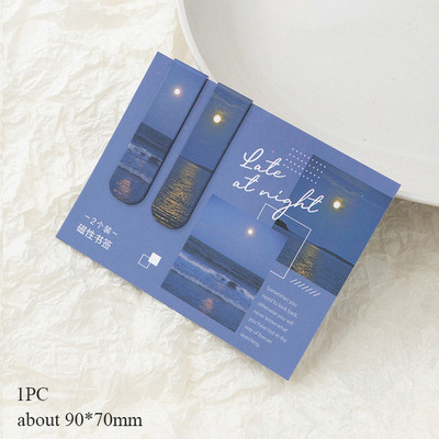 YUSHEN 2 tk/komplekt Magnetjärjehoidjad Kirjatarbed Papeleria Raamatumärgid Aksessuaarid Koolitarbed Kingitus