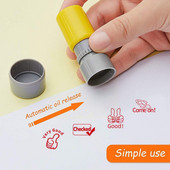 1PC Pečat s komentarom ohrabrenja za učitelja u vrtiću Osnovna škola Pozitivna markica Komentar Nagrada za studente Gif F7D0