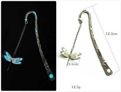 Originaalsus Retro armsad loomad Draakon öökull liblikas lillede kujundus metallist järjehoidja raamatutele kooliõpilastele vanaaegsed järjehoidjad