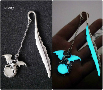 Originaalsus Retro armsad loomad Draakon öökull liblikas lillede kujundus metallist järjehoidja raamatutele kooliõpilastele vanaaegsed järjehoidjad