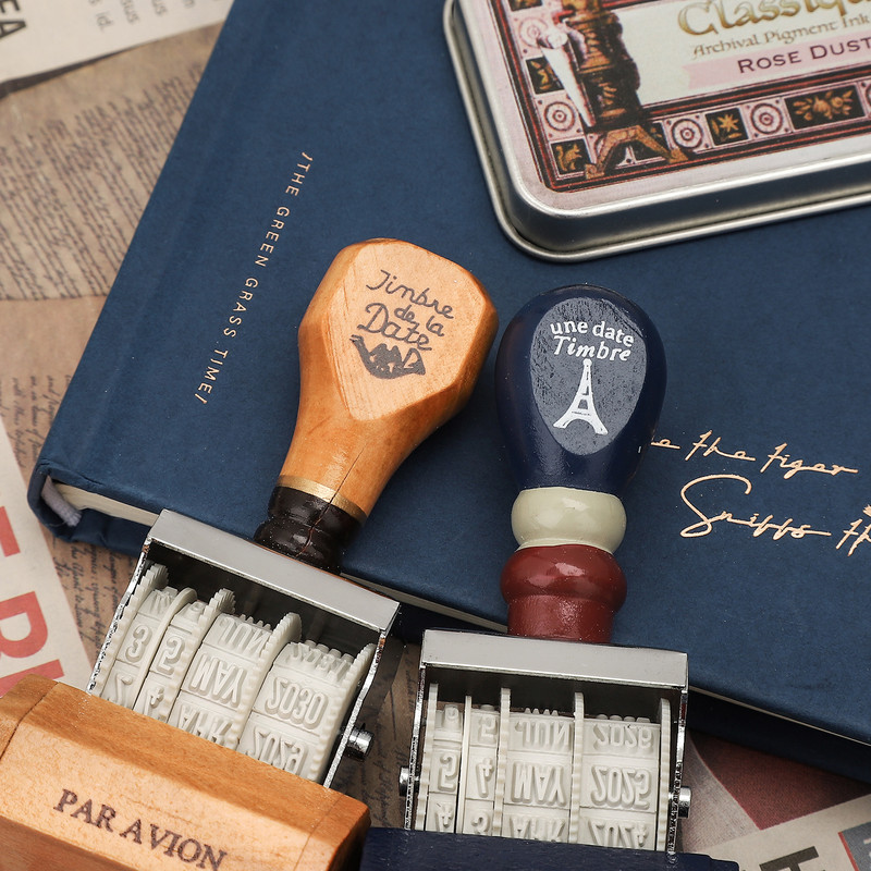 JIANWU Vintage Planer Pečat Personality Art Retro Pečat za Scrapbooking Prozirni Pečat Dekorativni Dnevnik Uredski pribor