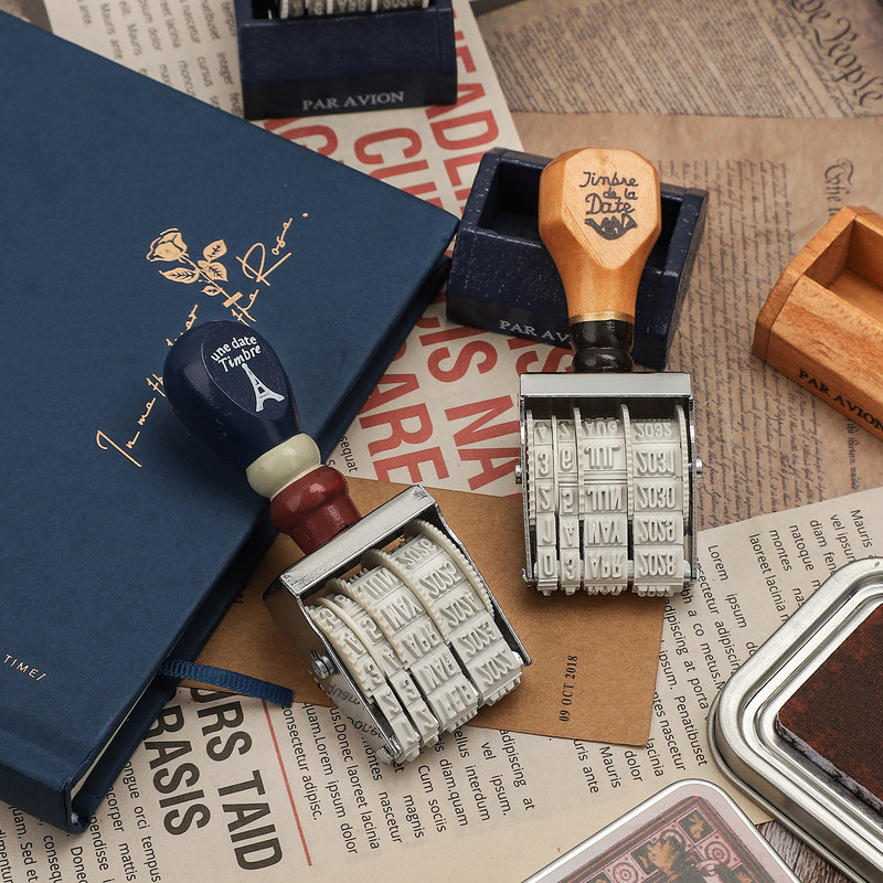 JIANWU Vintage Planer Pečat Personality Art Retro Pečat za Scrapbooking Prozirni Pečat Dekorativni Dnevnik Uredski pribor