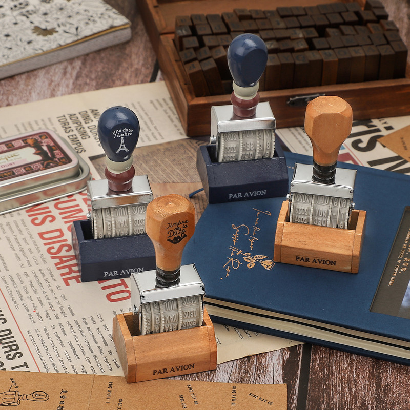 JIANWU Vintage Planer Pečat Personality Art Retro Pečat za Scrapbooking Prozirni Pečat Dekorativni Dnevnik Uredski pribor