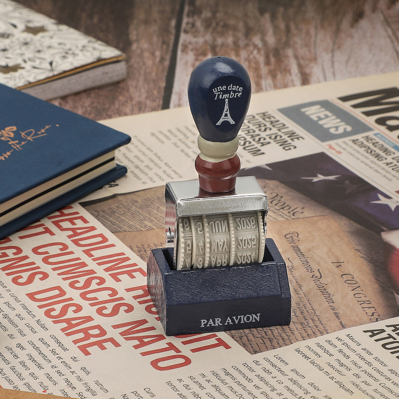 JIANWU Vintage Planer Pečat Personality Art Retro Pečat za Scrapbooking Prozirni Pečat Dekorativni Dnevnik Uredski pribor