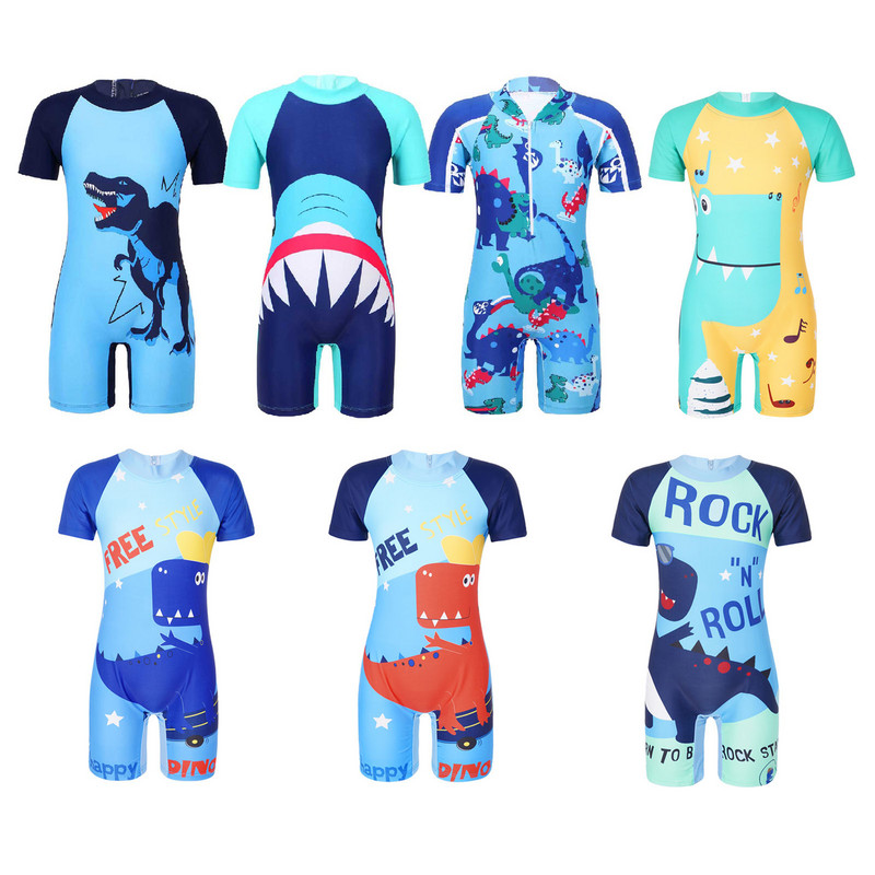 Detské chlapčenské jednodielne plavky, rash Guard, detské slnečné plavky, plážové oblečenie, plavky, surfovanie, plávanie, body, overal, neoprénový oblek