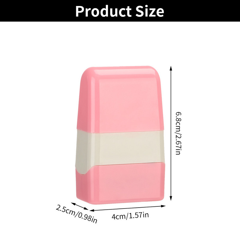 1 kom Valjak za žigove Zaštita od krađe ID Pečat Mrlja Zaštita privatnosti Zaštita povjerljivih podataka Informacije Identitet podataka Blokator adresa